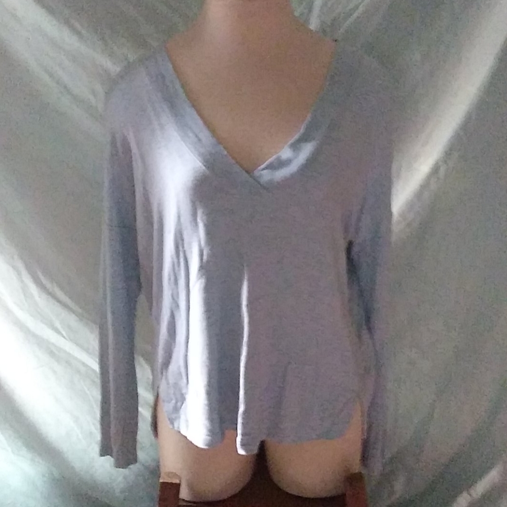 ✨Sky Blue Lou & Grey V-Neck Sweater